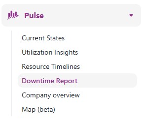downtime-report-overview