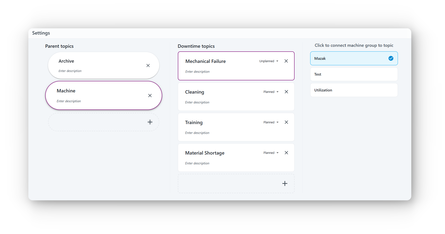 nested-downtimetopics-settings