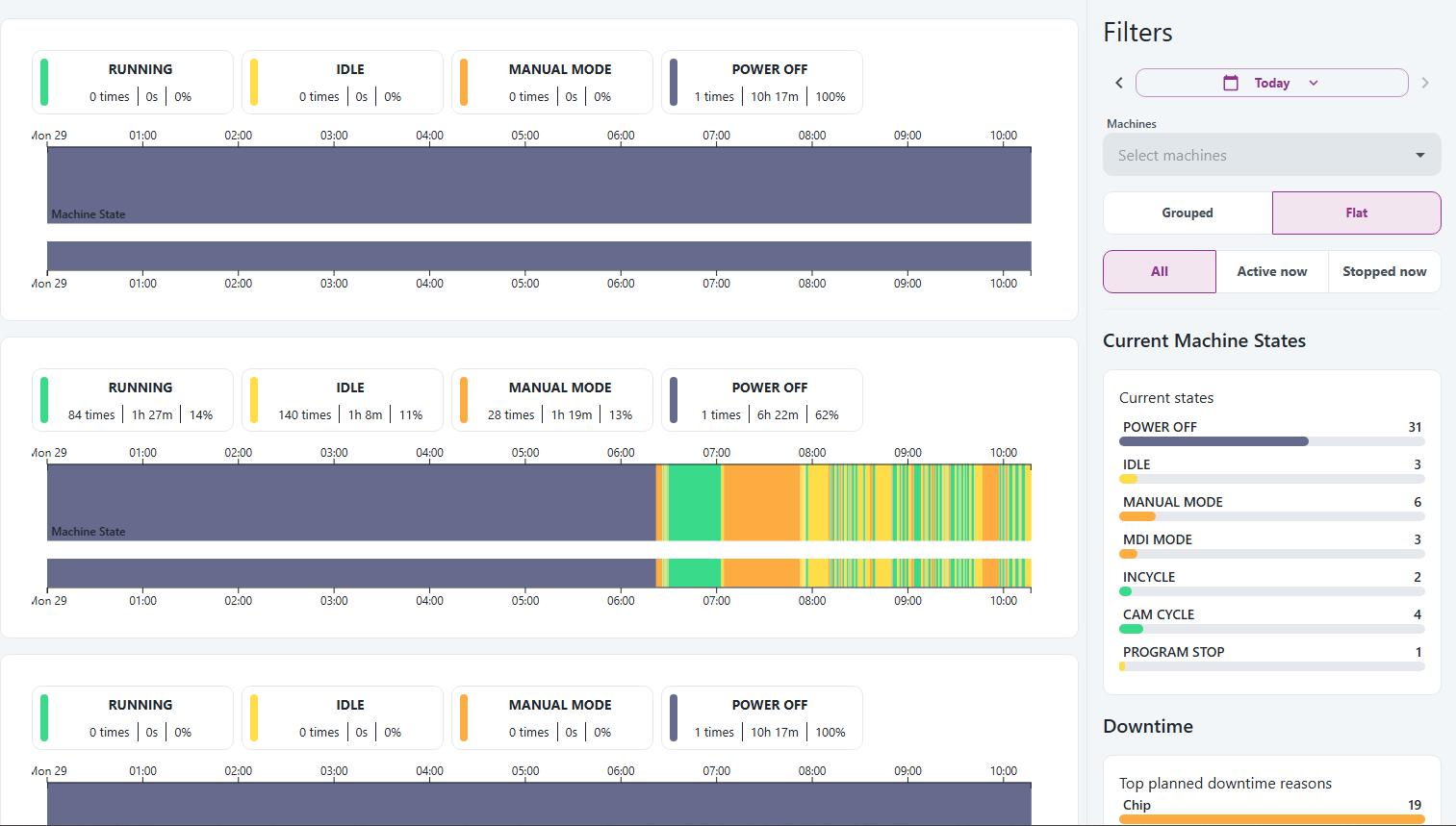 Time range picker in Pulse timeline